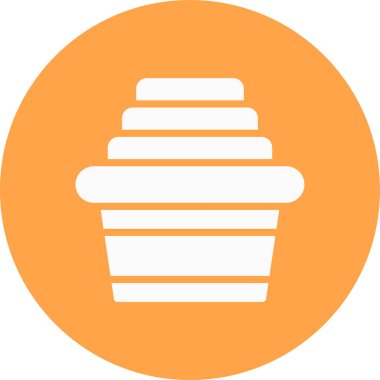 Tatlım. Web simgesi basit tasarım