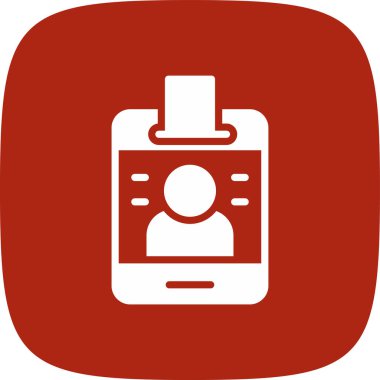 Kayak Geçişi Basit Simgesi, Vektör İllüstrasyonu