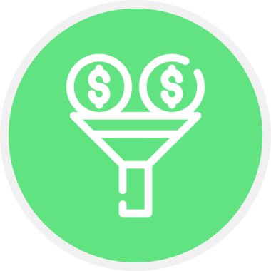 Kurşun Satır Çemberi Basit Simge, Vektör Resimleri