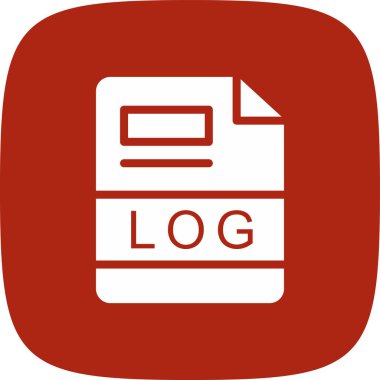 LOG  Simple Icon, Vector Illustration