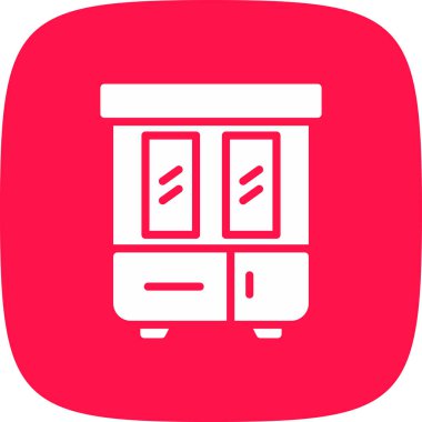 Dolap Simgesi, Vektör İllüstrasyonu