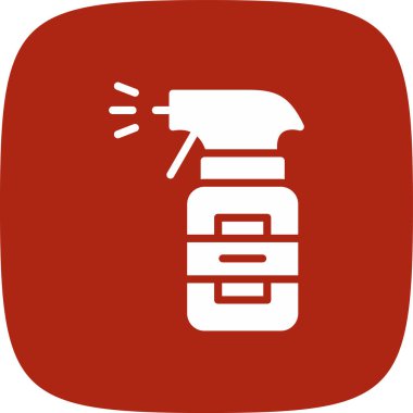 Sprey şişe simgesi, basit tarzı