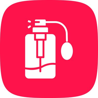 Parfüm basit simgesi, vektör çizim