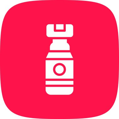 Şampanya basit simge, vektör illüstrasyonu