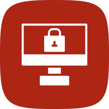 bilgisayar vektör simgesi modern basit illüstrasyon