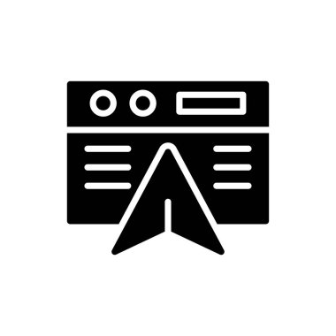 bilgisayar simgesi vektör illüstrasyonu