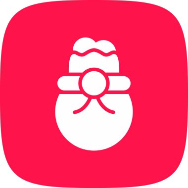 para çantası basit simge, vektör illüstrasyonu