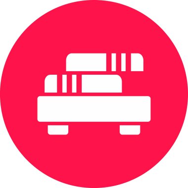 Bir kamyon simgesinin vektör çizimi