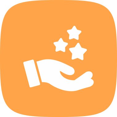 Yıldız simgesinin vektör illüstrasyonu