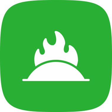 Kişisel ve ticari kullanım için ateş vektörü simgesi simgesi vektör çizimi..