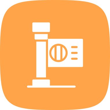 bayrak basit simgesi, vektör çizim