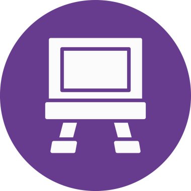 dizüstü bilgisayar simgesi, vektör illüstrasyonu