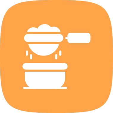 Süzgeç basit simgesi, vektör illüstrasyonu