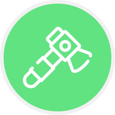 Eksen Çizgisi Çemberi Basit Simge, Vektör ResmiComment