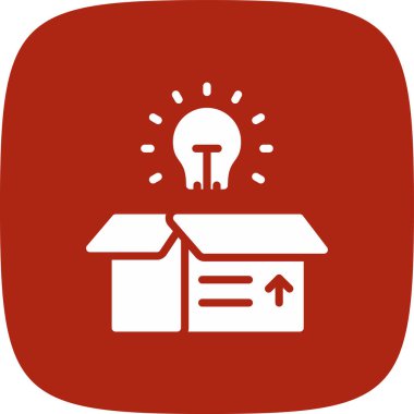 kutu dağıtım simgesi vektör illüstrasyonu