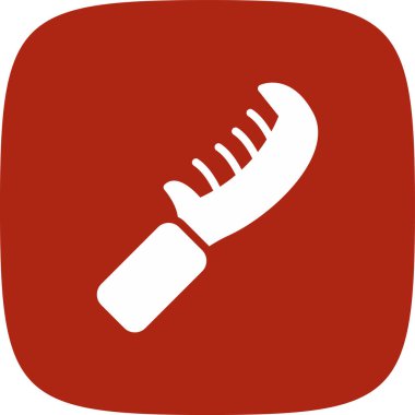 Basit kutsal kişilerin resmi, vektör çizim tarak