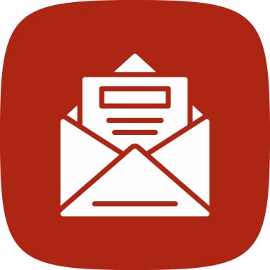 zarf simgesi vektör illüstrasyonu