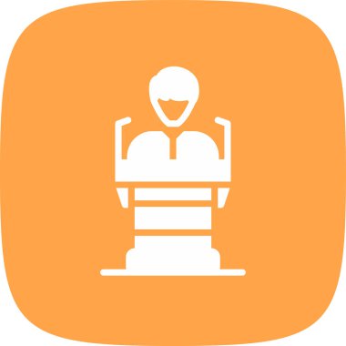 konuşma basit simgesini, vektör çizim