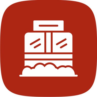 Bilet Kutusu Basit Simge, Vektör İllüstrasyonu