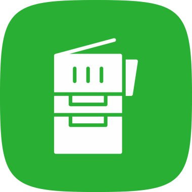 Makina Basit Simgesi, Vektör Resmini Kopyala