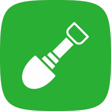 basit kutsal kişilerin resmi, vektör çizim kürek