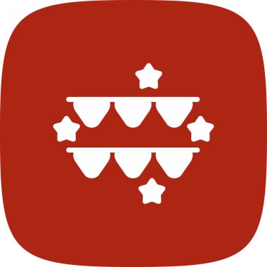 Çelenkler Basit Simge, Vektör İllüstrasyonu