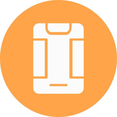 Telefon Davası Basit Simge, Vektör İllüstrasyonu