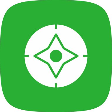 basit kutsal kişilerin resmi, vektör çizim pusula