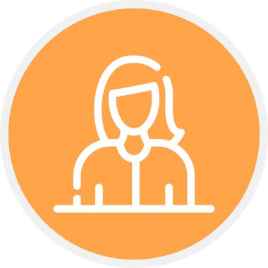 Müşteri Hattı Çemberi Basit Simge, Vektör Resimleri