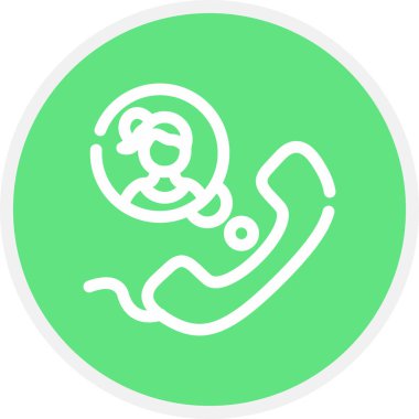 Kişi Satırı Çemberi Basit Simge, Vektör ResmiComment