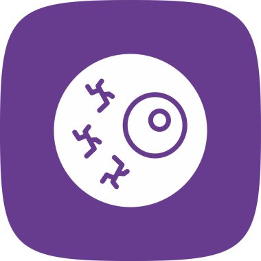 Optik Sinir Simgesi, Vektör İllüstrasyonu