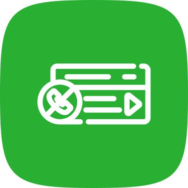 İrtibatsız Hizmet Hattı Köşe Dönüşü Basit Simge, Vektör Resimleri