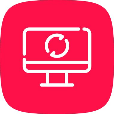 Dizüstü bilgisayar simgesi vektör çizimi