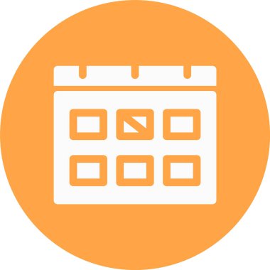 Takvim, hatırlatma, tarih, vektör illüstrasyonu. Web ve mobil uygulamalar için kullanılabilir.