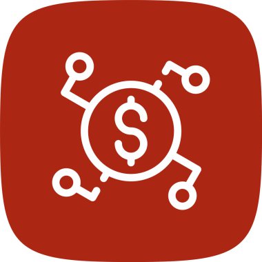 Esnek Fon Hattı Köşe Dönüşü Basit Simge, Vektör Resimleri