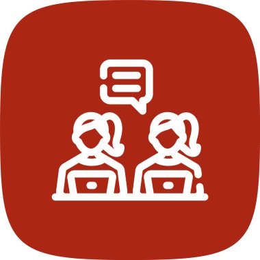 İş insanları simgesinin vektör illüstrasyonu