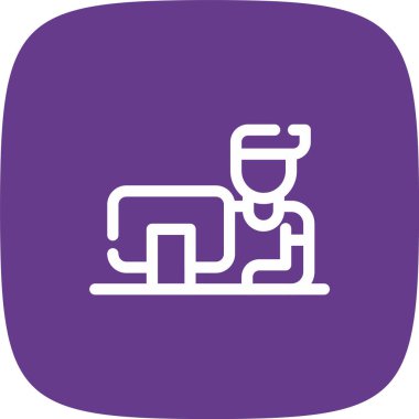 Modern b 'nin vektör illüstrasyonunda ateşten yoksun simge