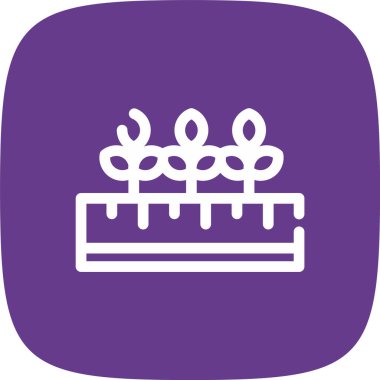 Pasta Simgesinin Vektör illüstrasyonu