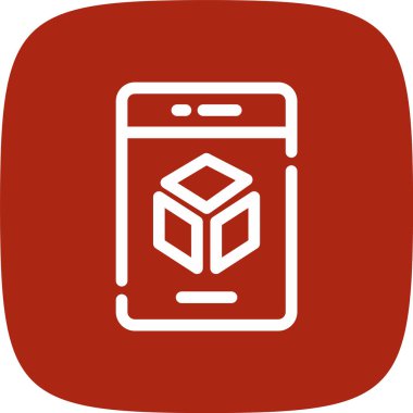 akıllı telefon simgesi. Web için basit telefon vektör simgeleri çizimi