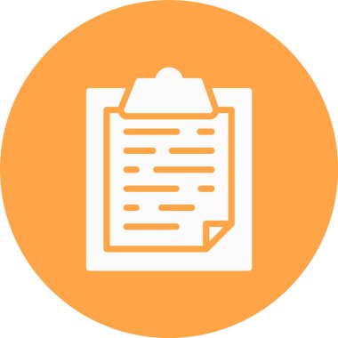 Belge simgesinin vektör illüstrasyonu