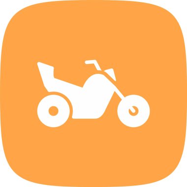 Bir bisiklet simgesinin vektör illüstrasyonu