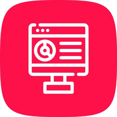 tarayıcı simgesi vektör illüstrasyonu