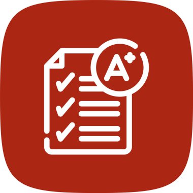 kontrol listesi simgesi, vektör illüstrasyonu