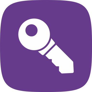 Anahtar. Web simgesi vektör illüstrasyonu