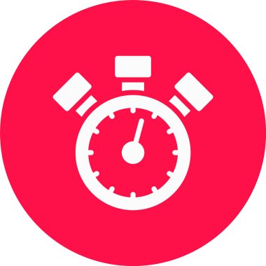 Saat simgesinin vektör illüstrasyonu