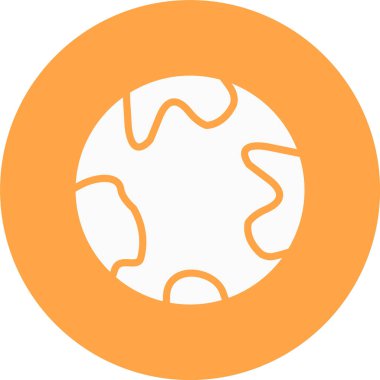 Tek bir topun vektör illüstrasyonu