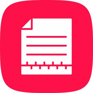 Vektör belgesi Simge illüstrasyonu