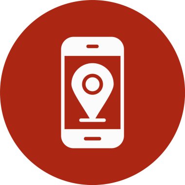 Harita işaretleyici vektör illüstrasyonunu göster