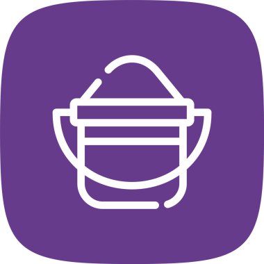 yemek kabı simgesi, vektör illüstrasyonu