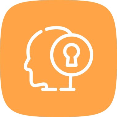 Vektör Beyin simgesi illüstrasyonu